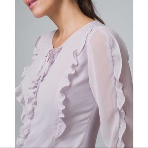 White House Black Market Chiffon Blouse